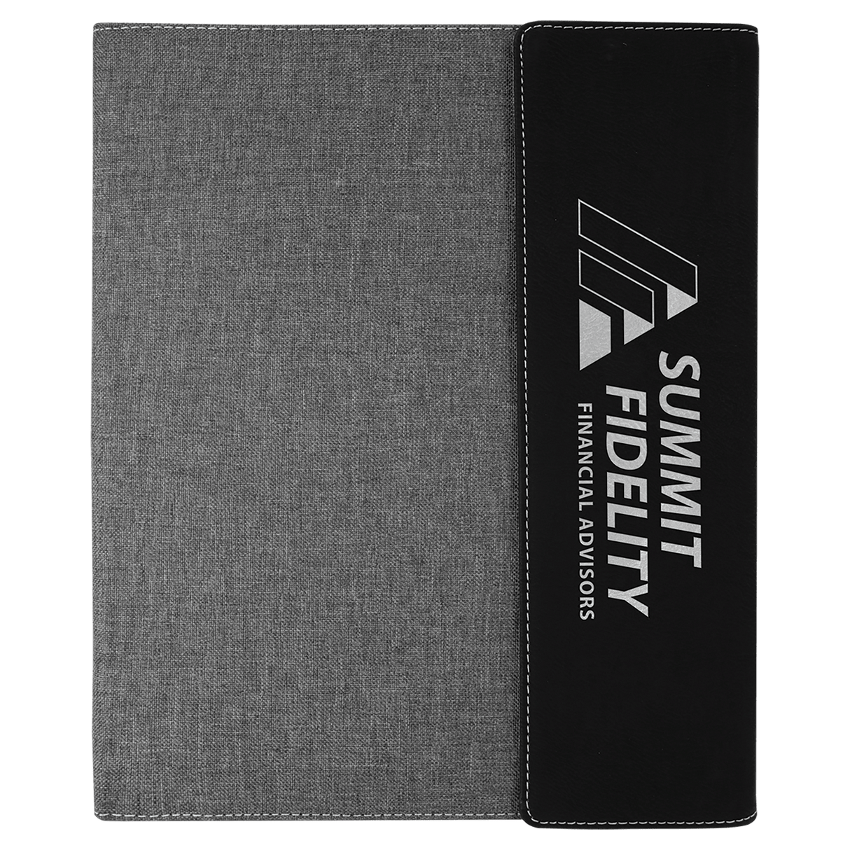 Gray Canvas Portfolio with Notepad