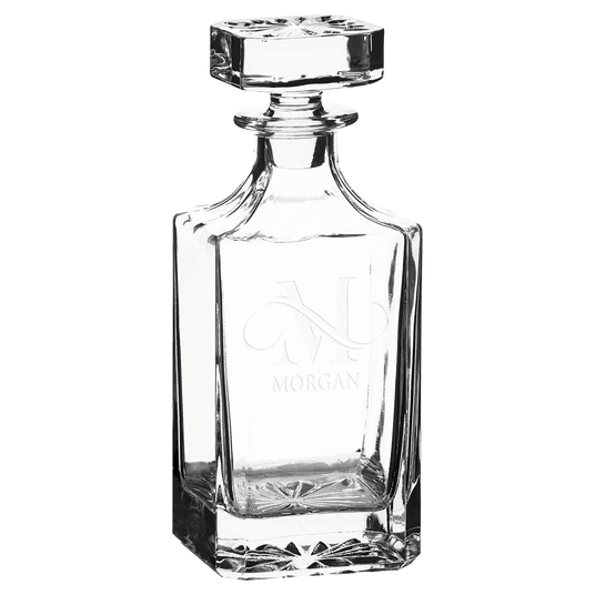 Square Glass Decanter with Gift Box