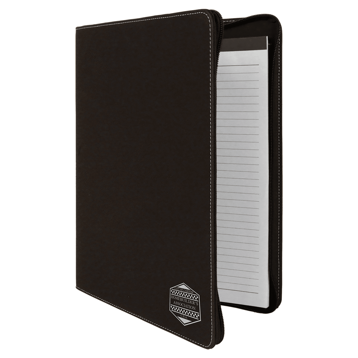 9 1/2" x 12" Portfolio with Notepad and Zipper