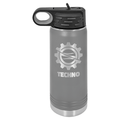 20 oz. Polar Camel Powder Coated Water Bottle