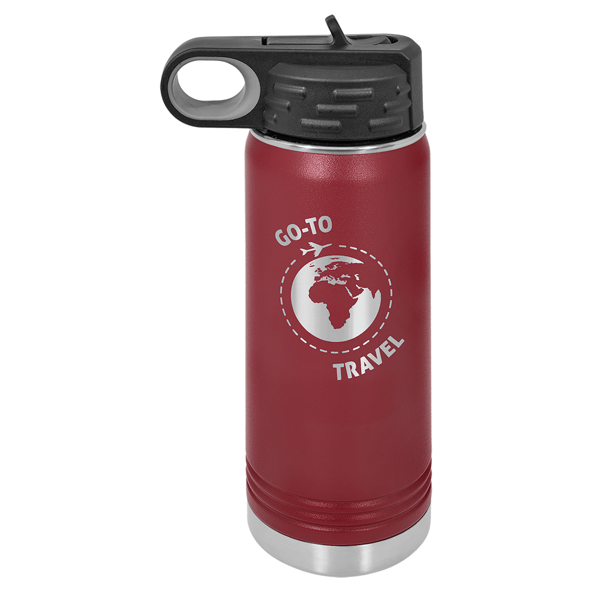 20 oz. Polar Camel Powder Coated Water Bottle