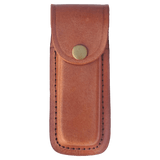Bison River Leather Sheath with Snap Closure for Folding Knife-AKD Ink