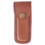 Bison River Leather Sheath with Snap Closure for Folding Knife-AKD Ink