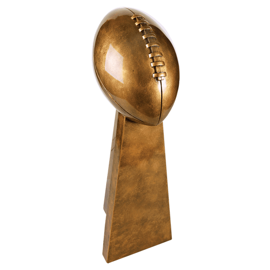 Antique Gold Football Resin-10 1/4"