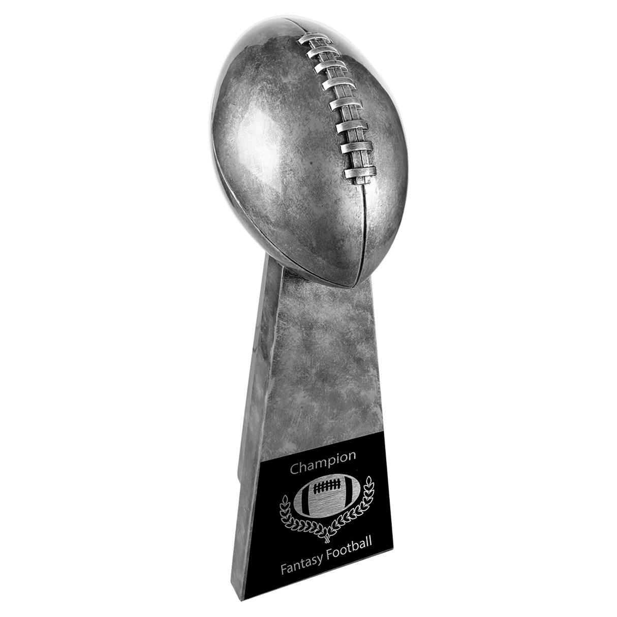 Antique Silver Football Resin-10 1/4"