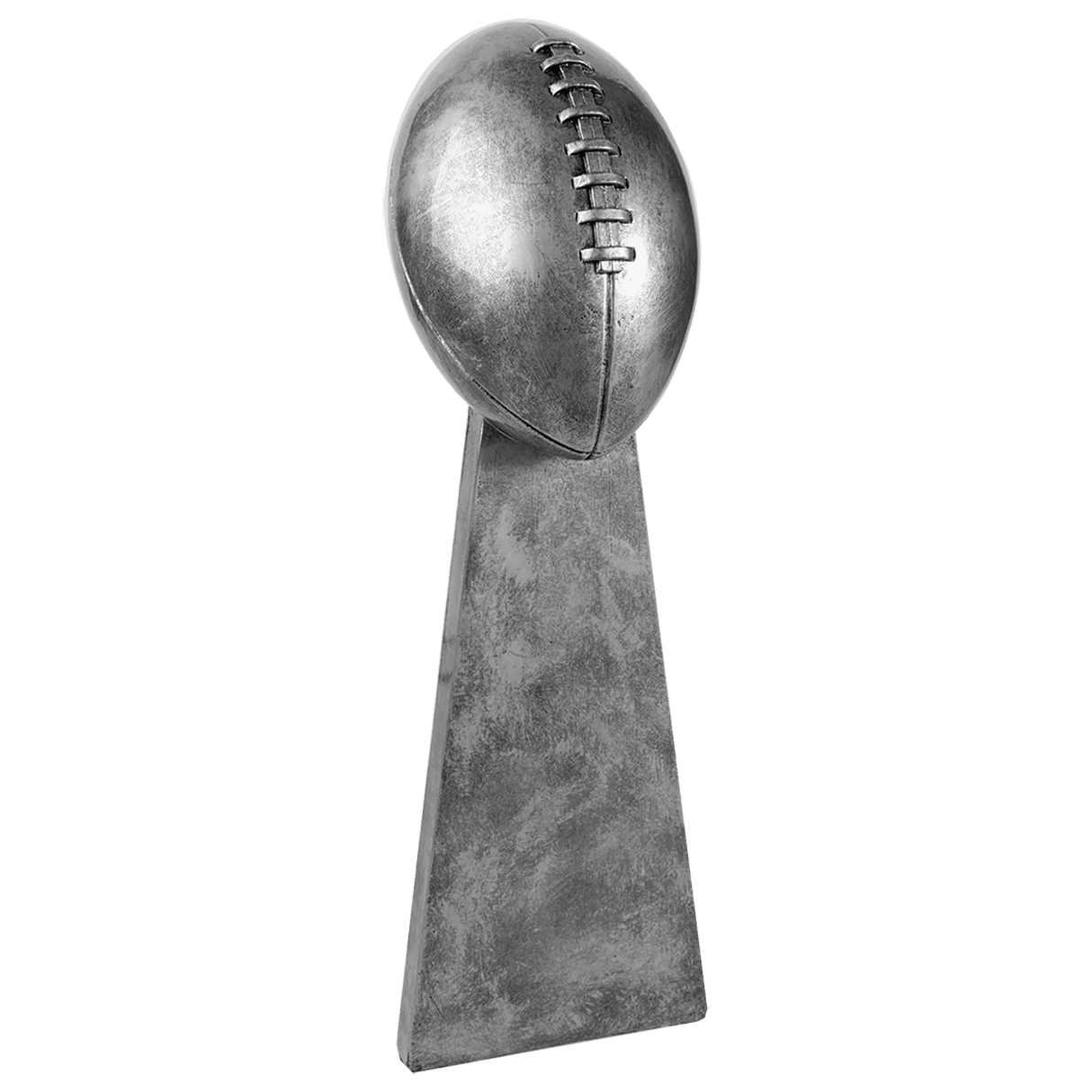 Antique Silver Football Resin-10 1/4"