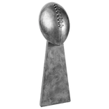 Antique Silver Football Resin-10 1/4"