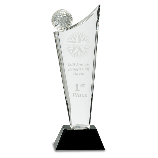 Crystal Golf Wave Award