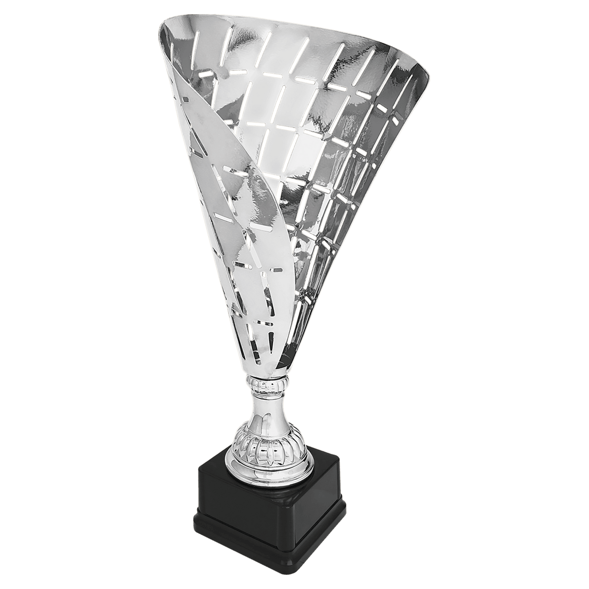 Silver Metal Flag Cup-15 1/2"