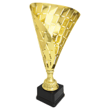 Gold Metal Flag Cup-19 1/2"