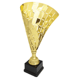 Gold Metal Flag Cup-19 1/2"