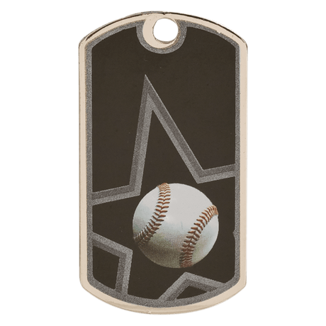 Baseball Dog Tag-AKD Ink