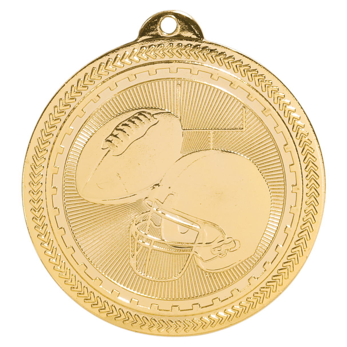 Football BriteLazer Medal-Gold