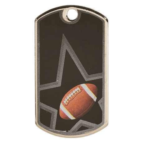 Football Dog Tag-AKD Ink