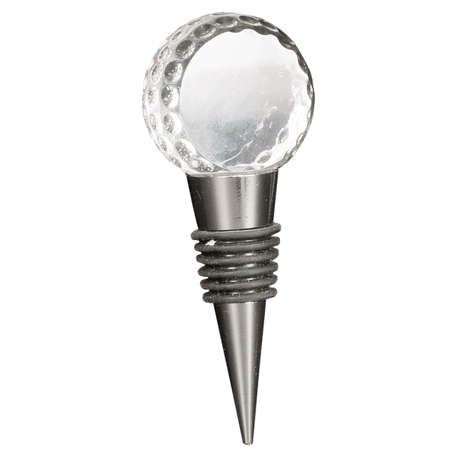 Crystal Golf Ball Wine Stopper-AKD Ink
