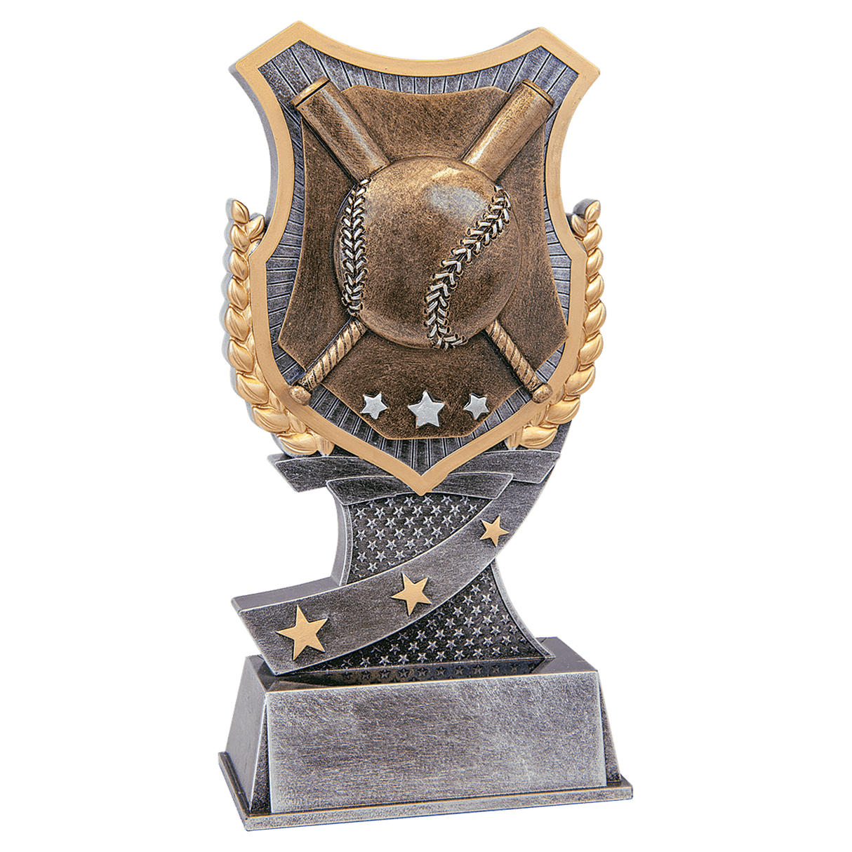 Baseball/Softball Shield Award-6"