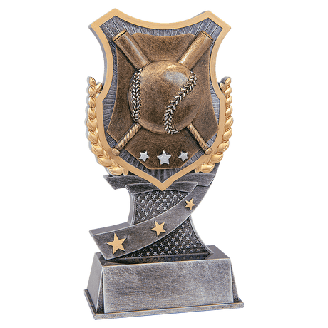 Baseball/Softball Shield Award-6"