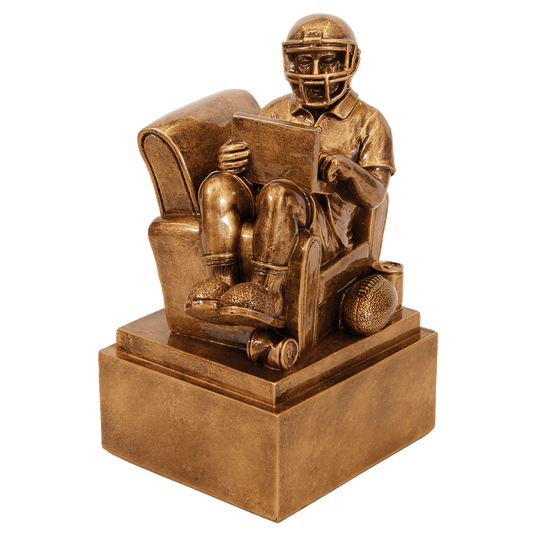 Fantasy Football Man In Chair Resin-6"