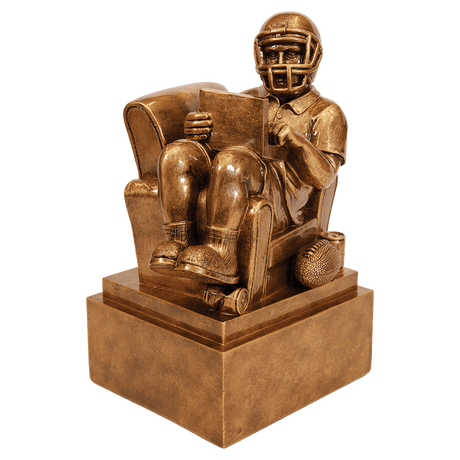 Fantasy Football Man In Chair Resin-6"