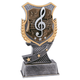 Music Shield Award-6"