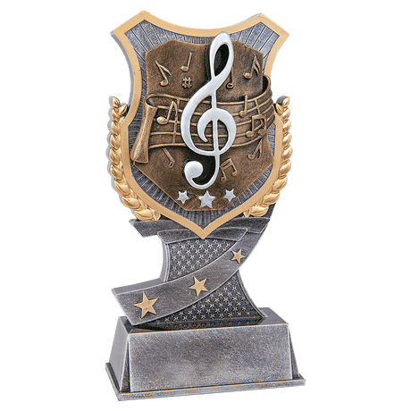 Music Shield Award-6"