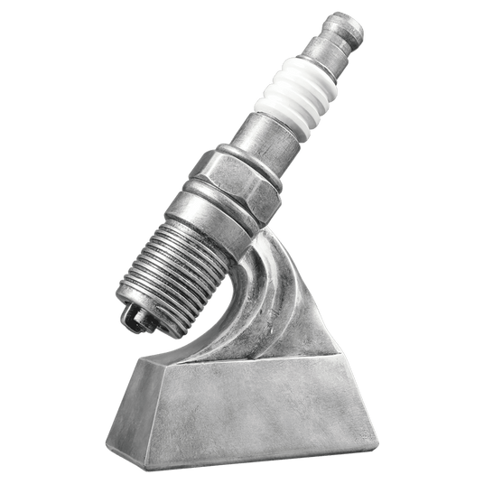 Spark Plug Trophy Award - Resin, 6 in-8 in-AKD Ink