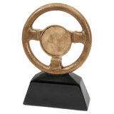 Antique Gold Steering Wheel Resin-7"