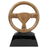 Antique Gold Steering Wheel Resin-7"