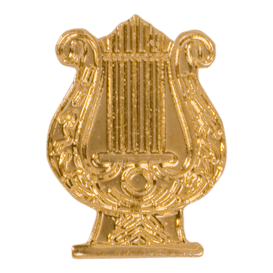 Music Lyre Chenille Pin