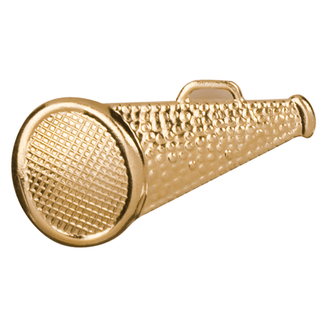 Megaphone Metal Chenille Pin-AKD Ink