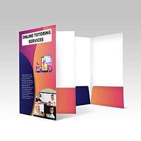 5.25x10.5 Presentation Folder printed by AKD Ink