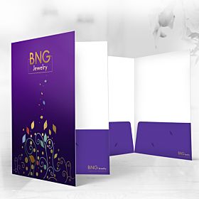 Akuafoil Presentation Folder printed by AKD Ink