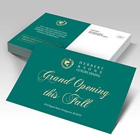 Raised Foil Postcards printed by AKD Ink