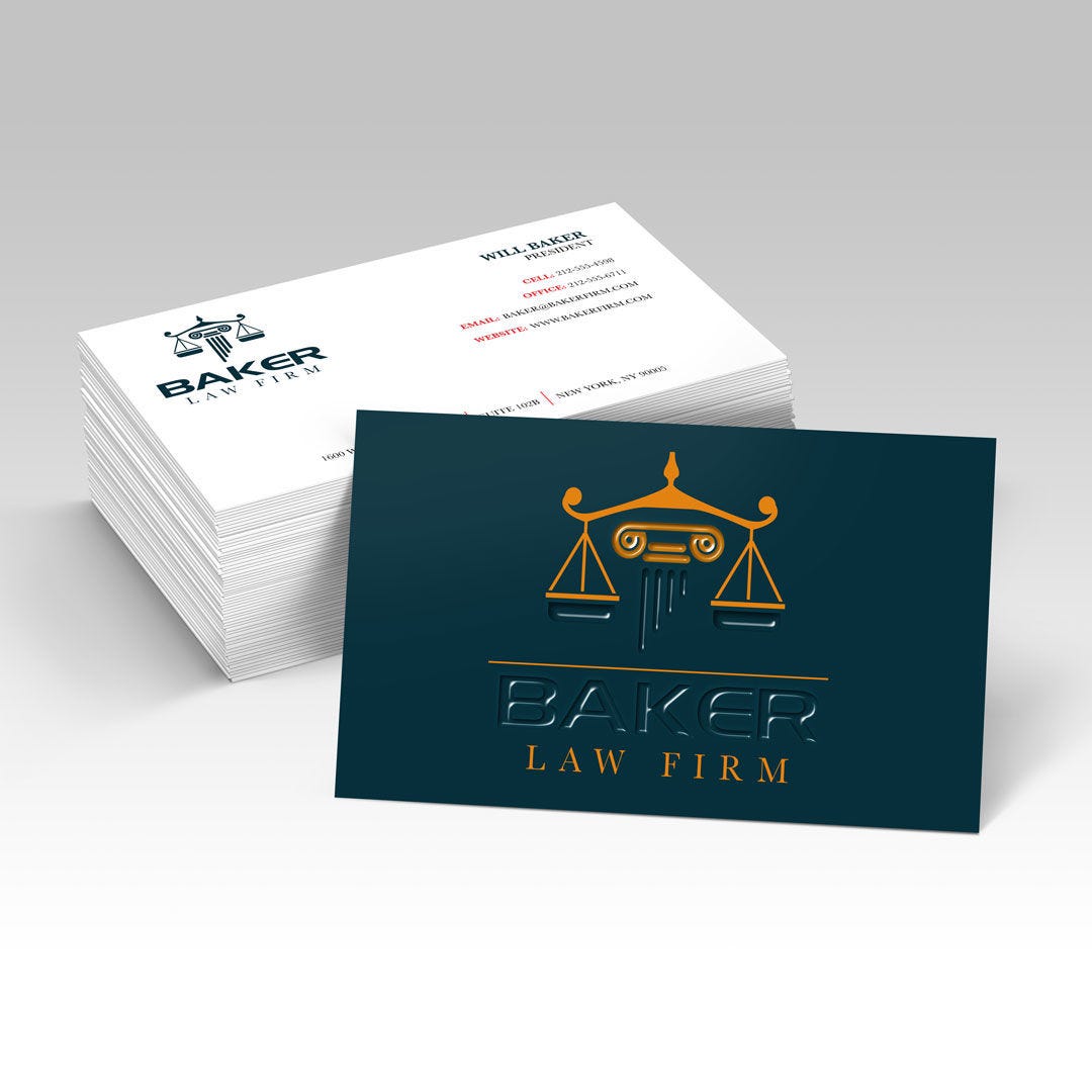 Raised Spot UV Business Cards – AKD Ink