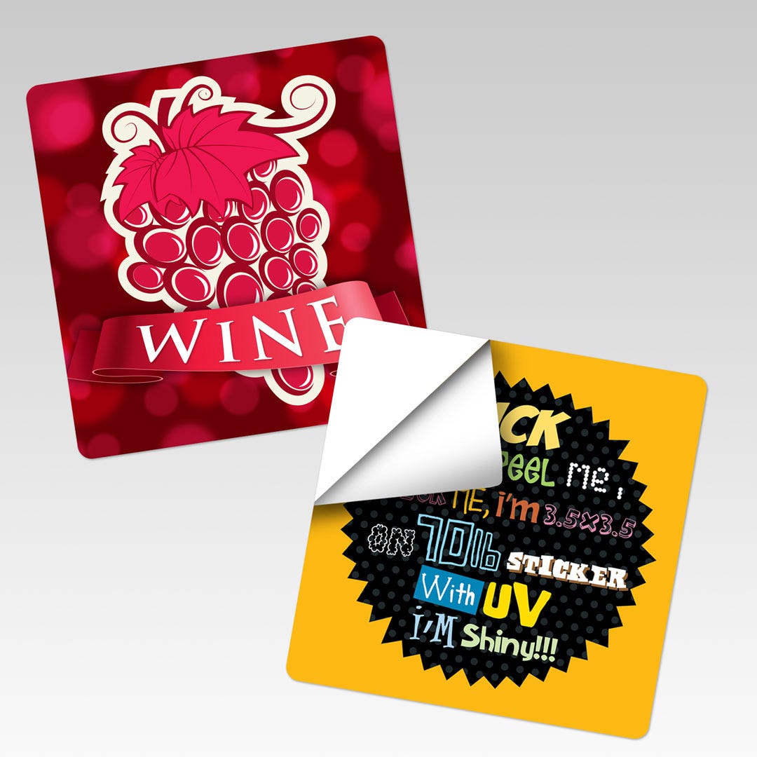 Round Corner Stickers product image