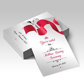 Silk Announcement Cards printed by AKD Ink