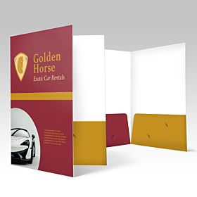 Silk Presentation Folder printed by AKD Ink