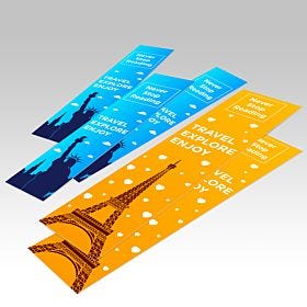 Suede Bookmarks printed by AKD Ink