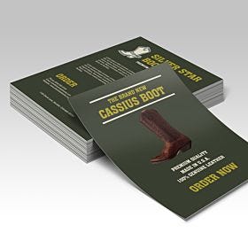 Suede Sell Sheets printed by AKD Ink