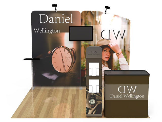 10 x 10 custom trade show booth