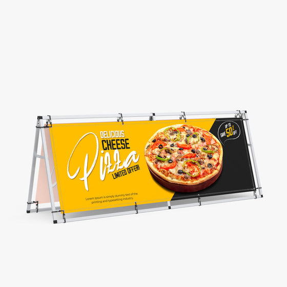 Banner A-Frame 8ft Hardware Only