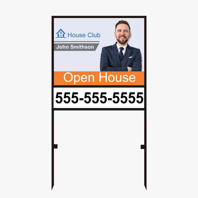 Real estate frame sign